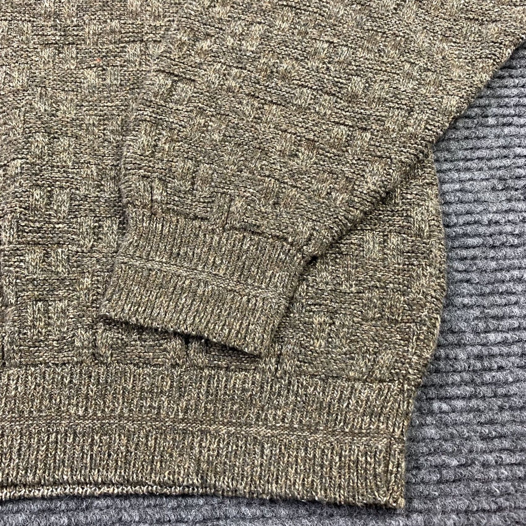 Vintage VINTAGE Cricketeer Knit Sweater XL Crew Neck 100% Cotton Brown Men Pullover 90s Outdoor Size US XL / EU 56 / 4 - 8 Thumbnail