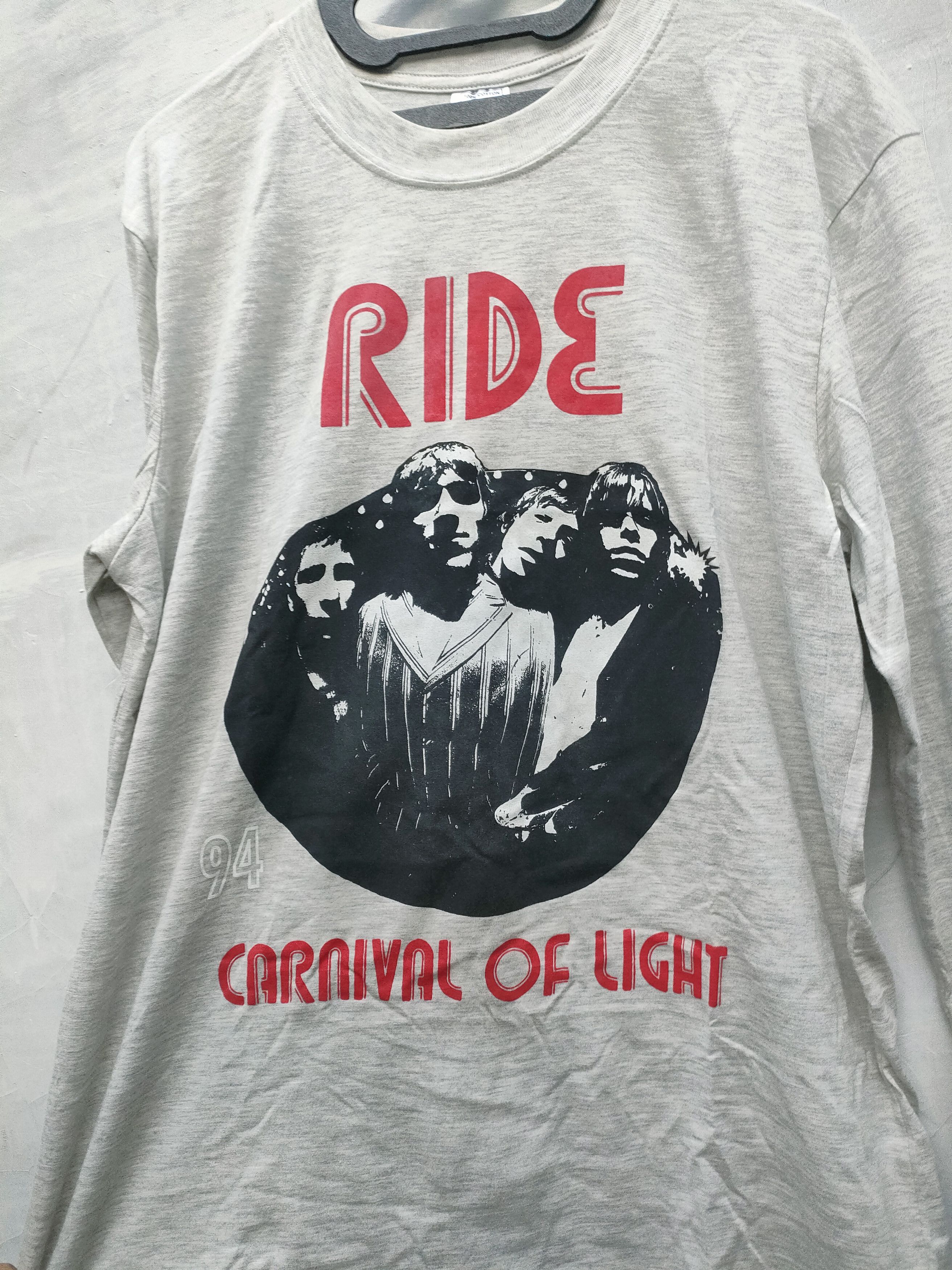 Band Tees × Vintage RIDE - BAND TSHIRT - CARNIVAL OF LIGHT Size US XL / EU 56 / 4 - 3 Thumbnail