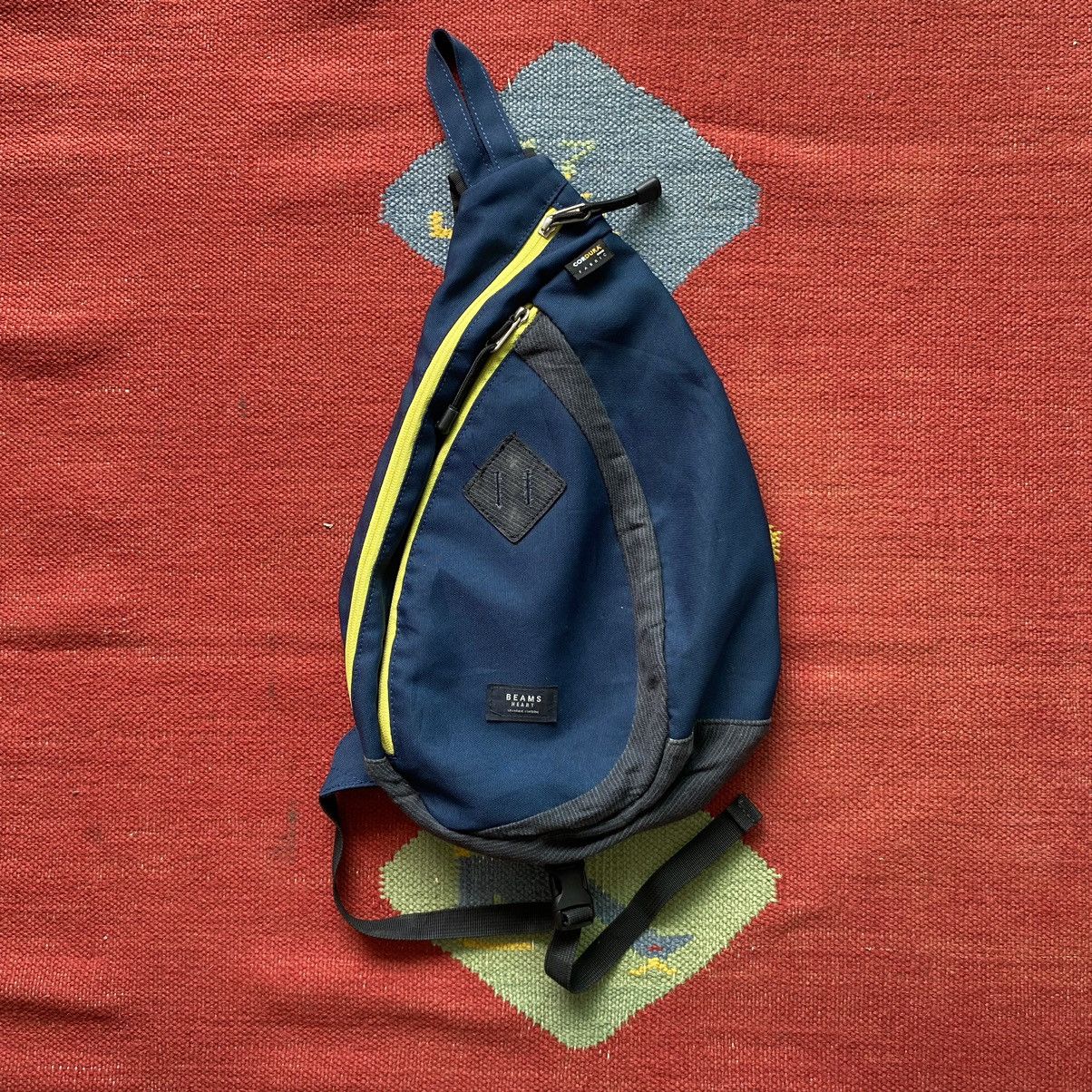 Beams Japan x Vintage Beams Crossbody Bag in Blue, Men's