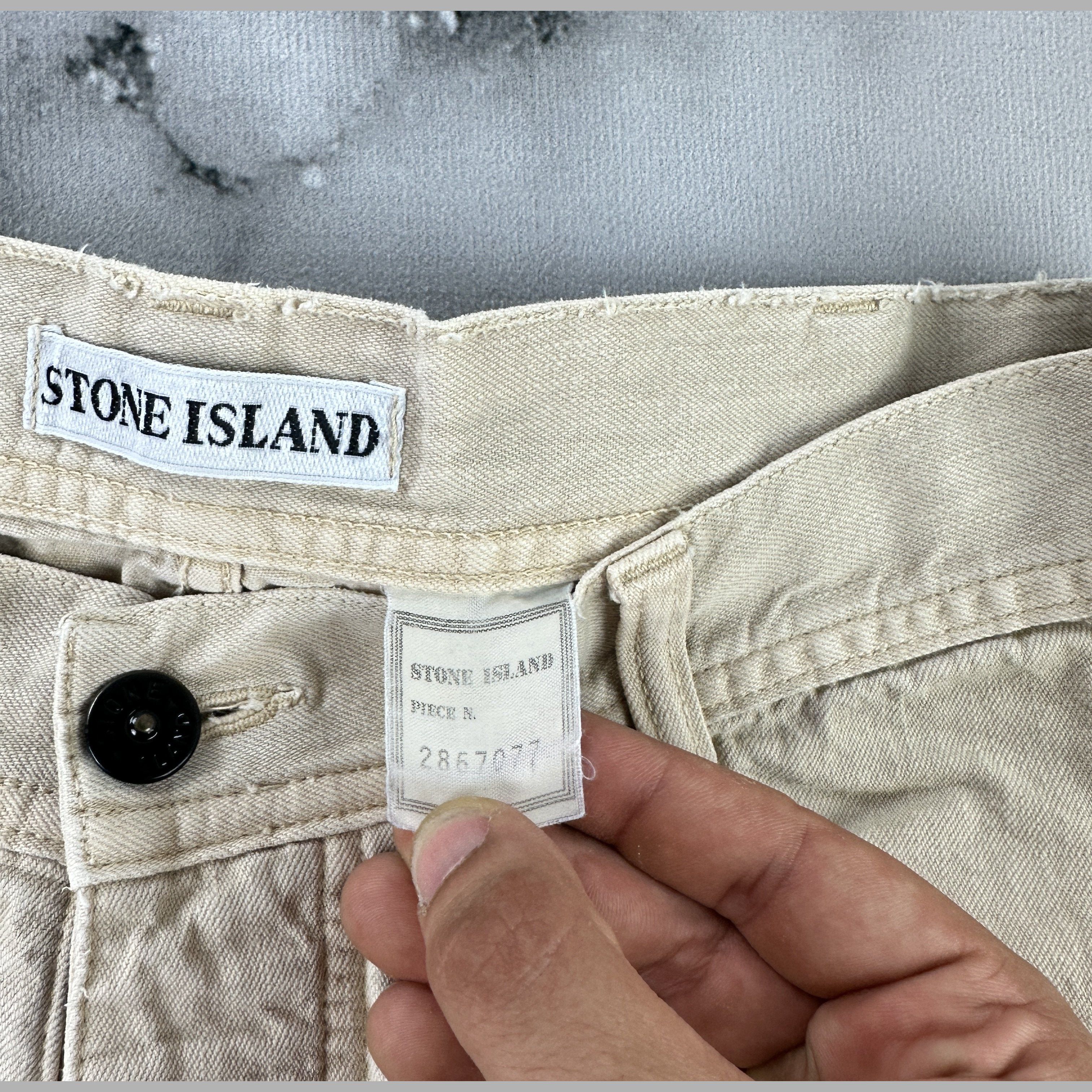Stone Island Pantaloni Chino Stone Island Marina Cotone ’90s – 48 IT Size US 34 / EU 50 - 3 Thumbnail