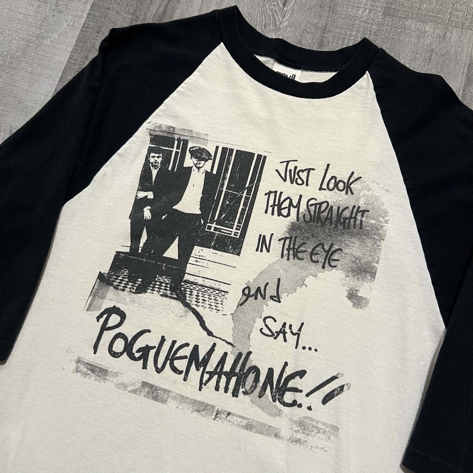 Anvil The Pogue Straight In The Eye And Say POGUE MAHONE Band Tee Size US M / EU 48-50 / 2 - 3 Thumbnail