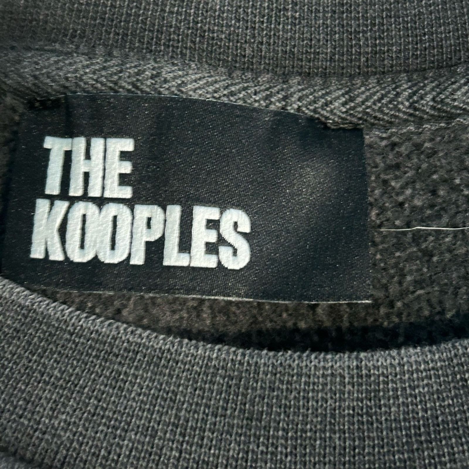 The Kooples The Kooples‎ Eagle Vintage Wash Sweat Shirt Size XL Size L / US 10 / IT 46 - 4 Thumbnail