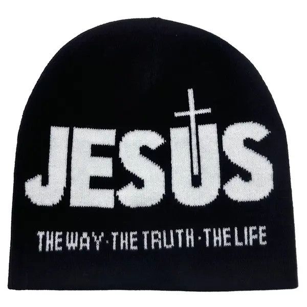 Japanese Brand "Masumi x Konno "Jesus Beanie Hat Size ONE SIZE - 7 Thumbnail