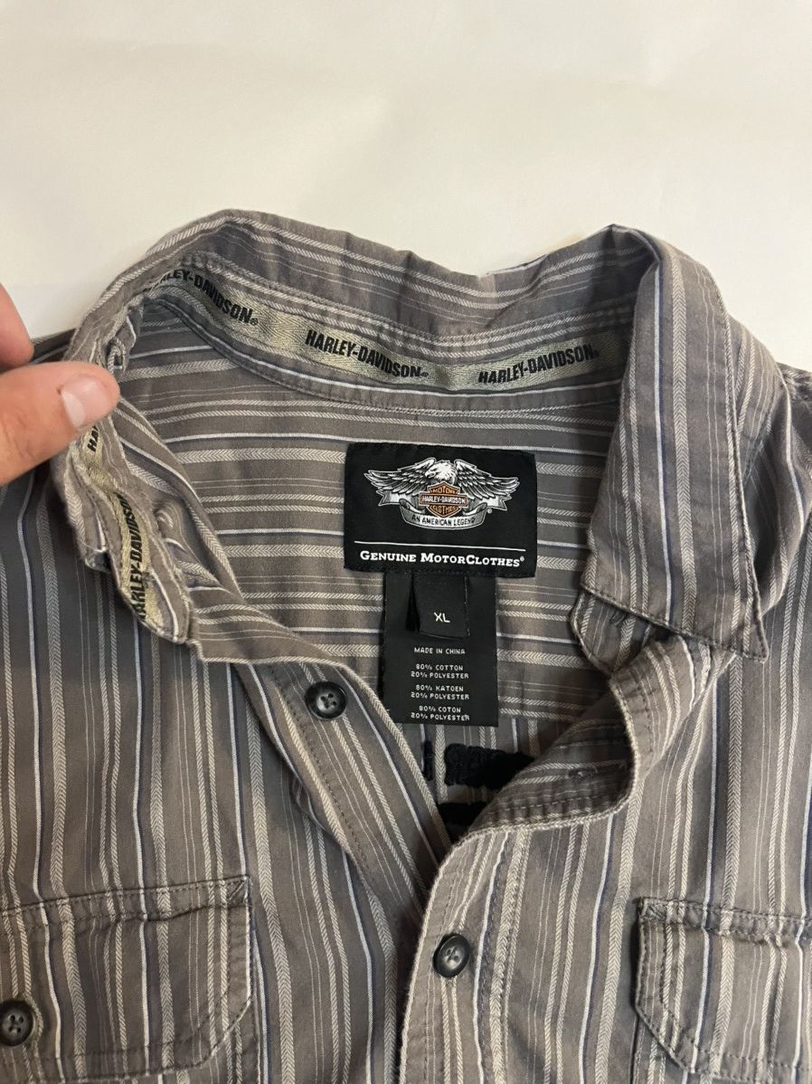 Harley Davidson Harley Davidson Mechanic Shop Shirt Work Shirt Size US XL / EU 56 / 4 - 4 Thumbnail