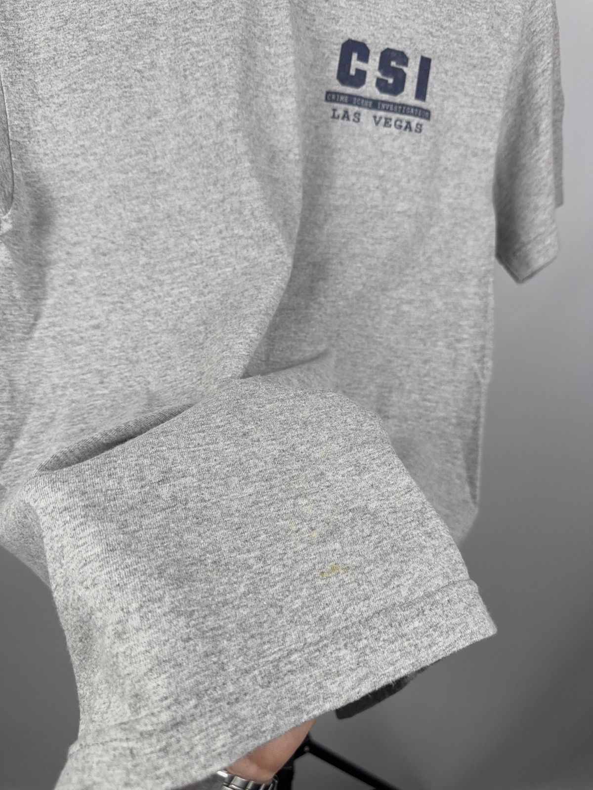 Vintage Vintage CSI Las Vegas TV Show Promo Gray 2000s Tee Shirt Size US S / EU 44-46 / 1 - 6 Thumbnail