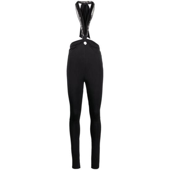 The Attico THE ATTICO Women Pants 232WCP117 E069 100 BLACK Size 26" / US 2 / IT 38 - 1 Thumbnail