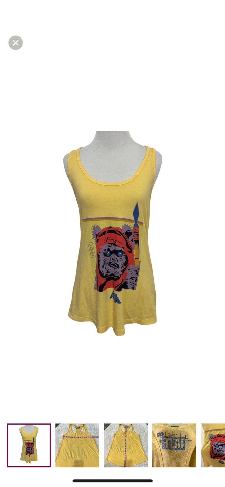 NEFF Neff Star Wars large Ewoks tank top Size L / US 10 / IT 46 - 1 Thumbnail