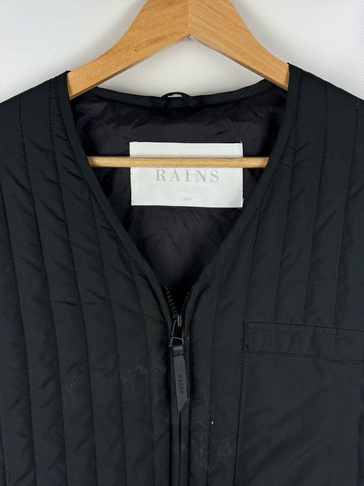 Rains Rains Unisex Nylon Quilted Full Zip Layer Jacket Size Xs / S Size US XS / EU 42 / 0 - 9 Thumbnail