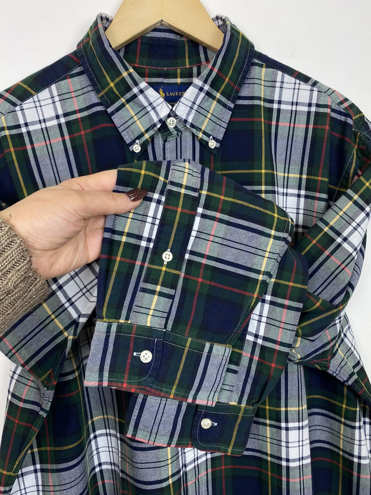 Polo Ralph Lauren Vintage Ralph Lauren Plaid Slim Fit Shirt Men’s Size XXL Size US XXL / EU 58 / 5 - 3 Thumbnail