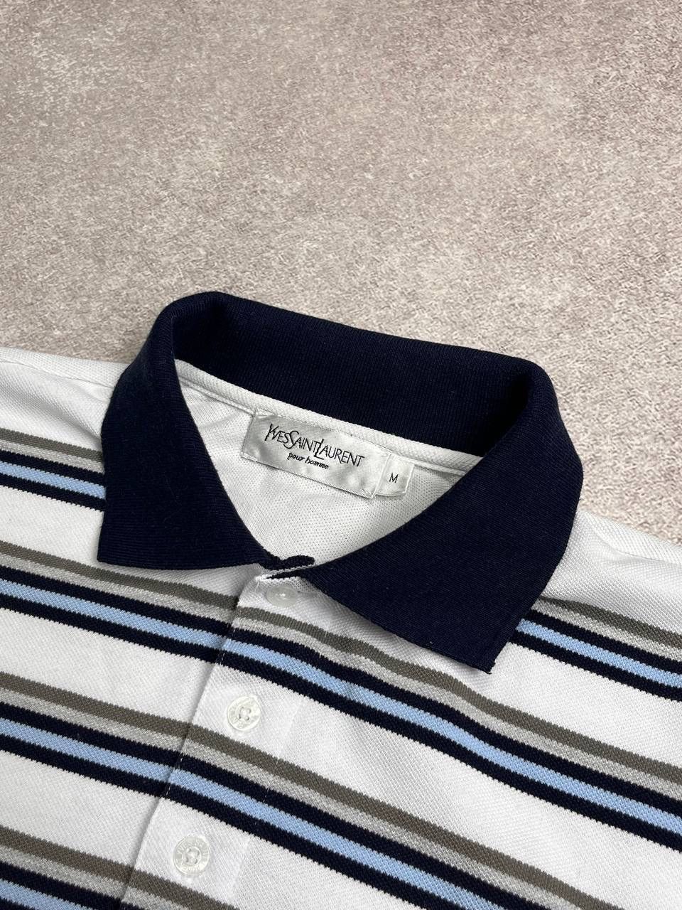 Other Vintage YSL Yves Saint Lauren Big Logo Polo Shirt M Size US M / EU 48-50 / 2 - 4 Thumbnail