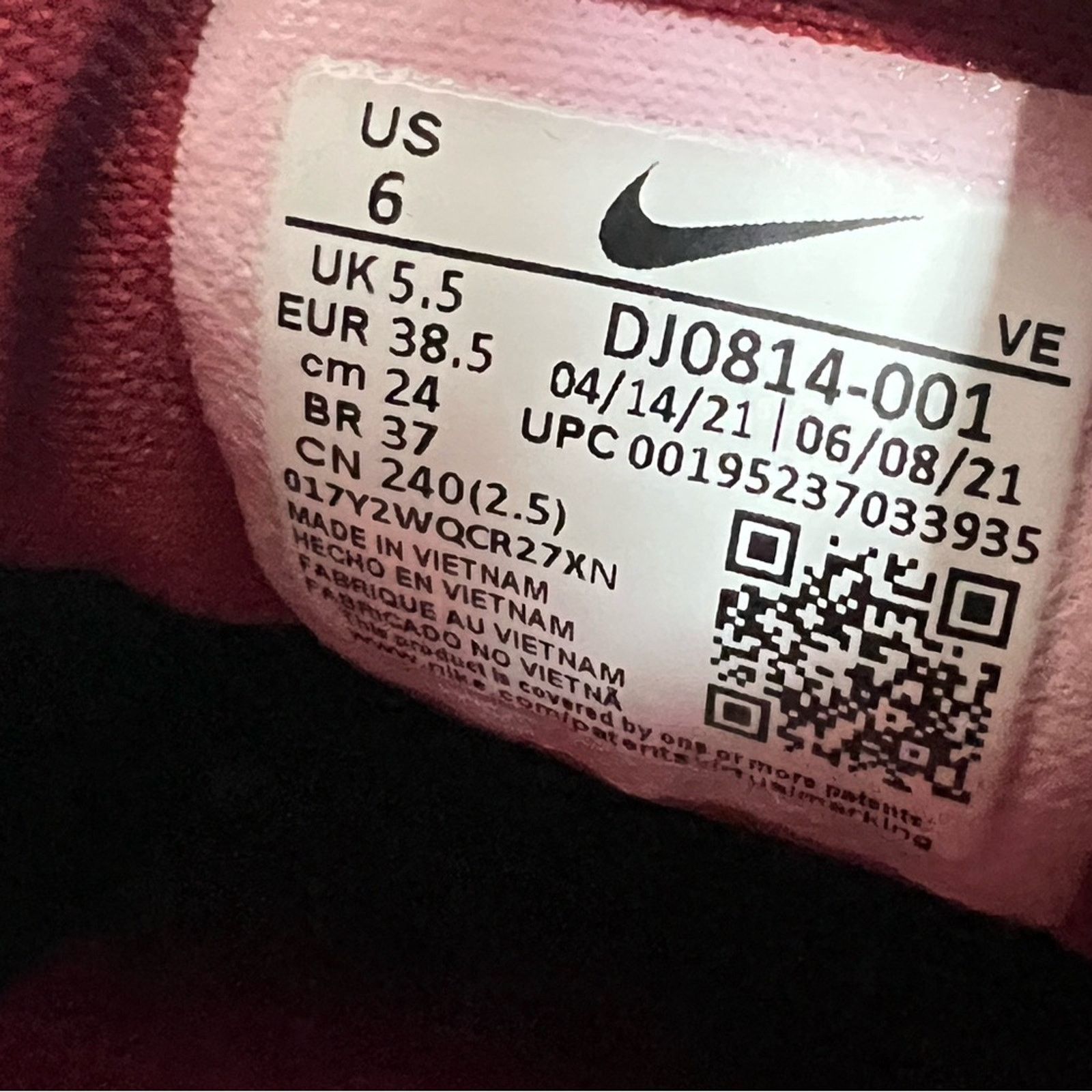 Nike Nike Air Zoom Pegasus 38 Arizona Cardinals Men's Sneakers Size US 7.5 / IT 37.5 - 13 Thumbnail
