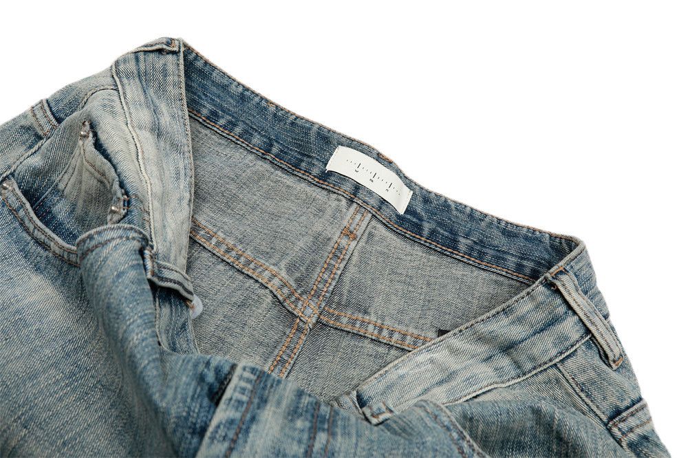 Japanese Brand × Jean American style distressed washed retro casual banana jeans Size US 34 / EU 50 - 5 Thumbnail