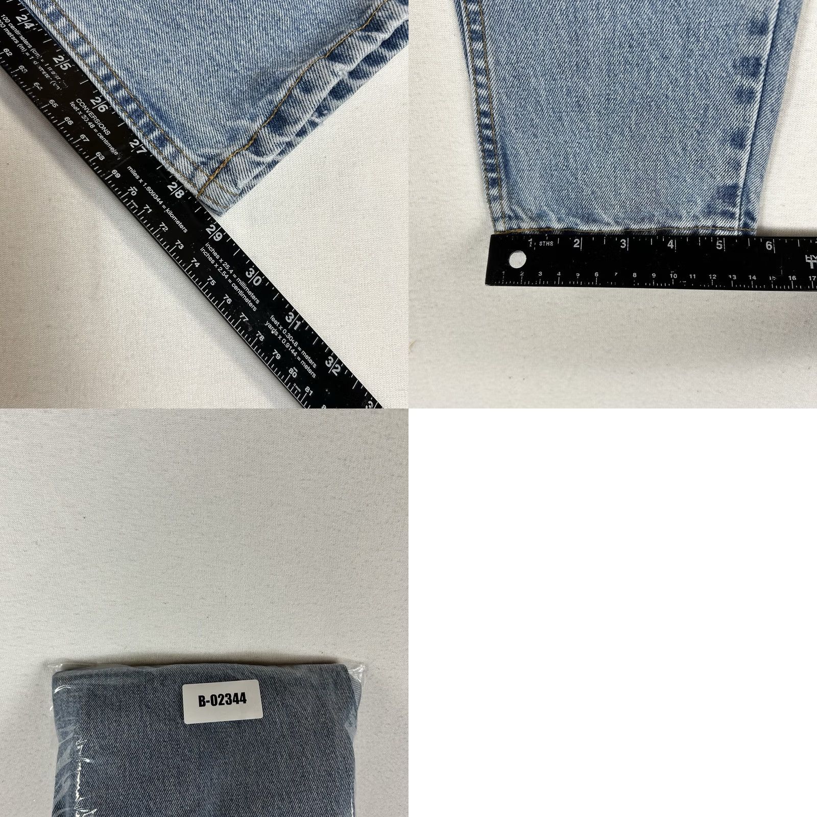 Levi's VINTAGE Levi's 521 Jeans Womens 6P Tapered Fit Light Wash Denim 90's Made in USA Size 28" / US 6 / IT 42 - 9 Thumbnail