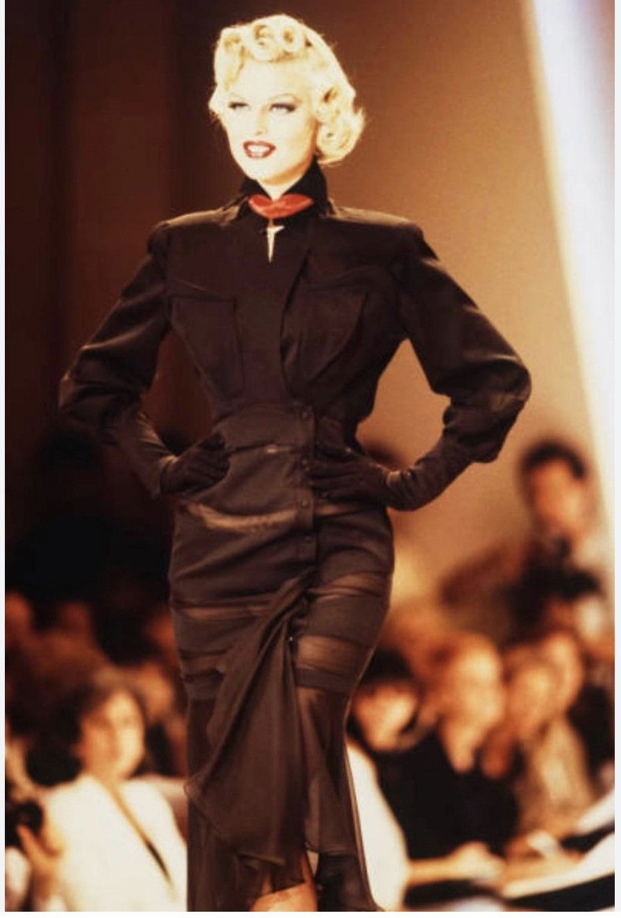 Thierry Mugler THIERRY MUGLER. Set with jacket and long skirt Size M / US 6-8 / IT 42-44 - 24 Thumbnail