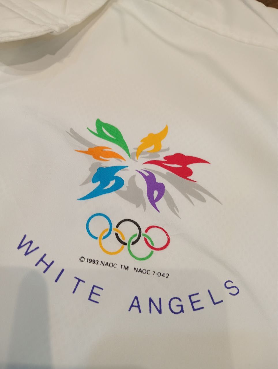 Vintage VINTAGE 90S OLYMPIC WHITE ANGELS ALL SPORT MIZUNO JACKET Size US L / EU 52-54 / 3 - 5 Thumbnail