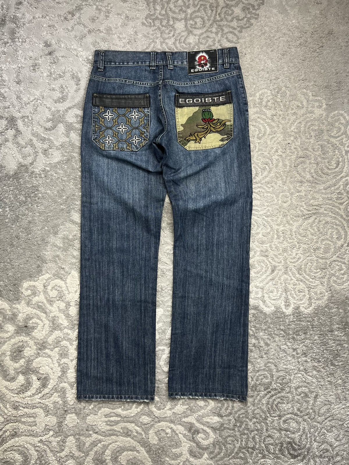 Other Pants Egoiste Perfect Hip Hop Rap Jeans Vintage Size US 32 / EU 48 - 2 Thumbnail