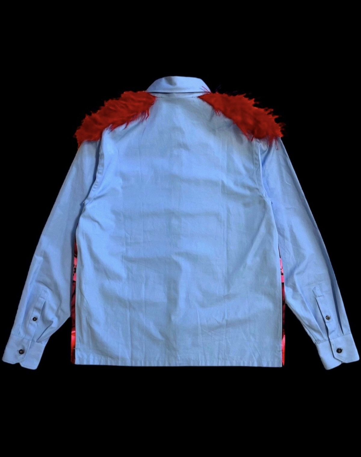Prada × Universal Studios Runway FW19 Mohair Frankenstein Button Up Size US S / EU 44-46 / 1 - 7 Thumbnail