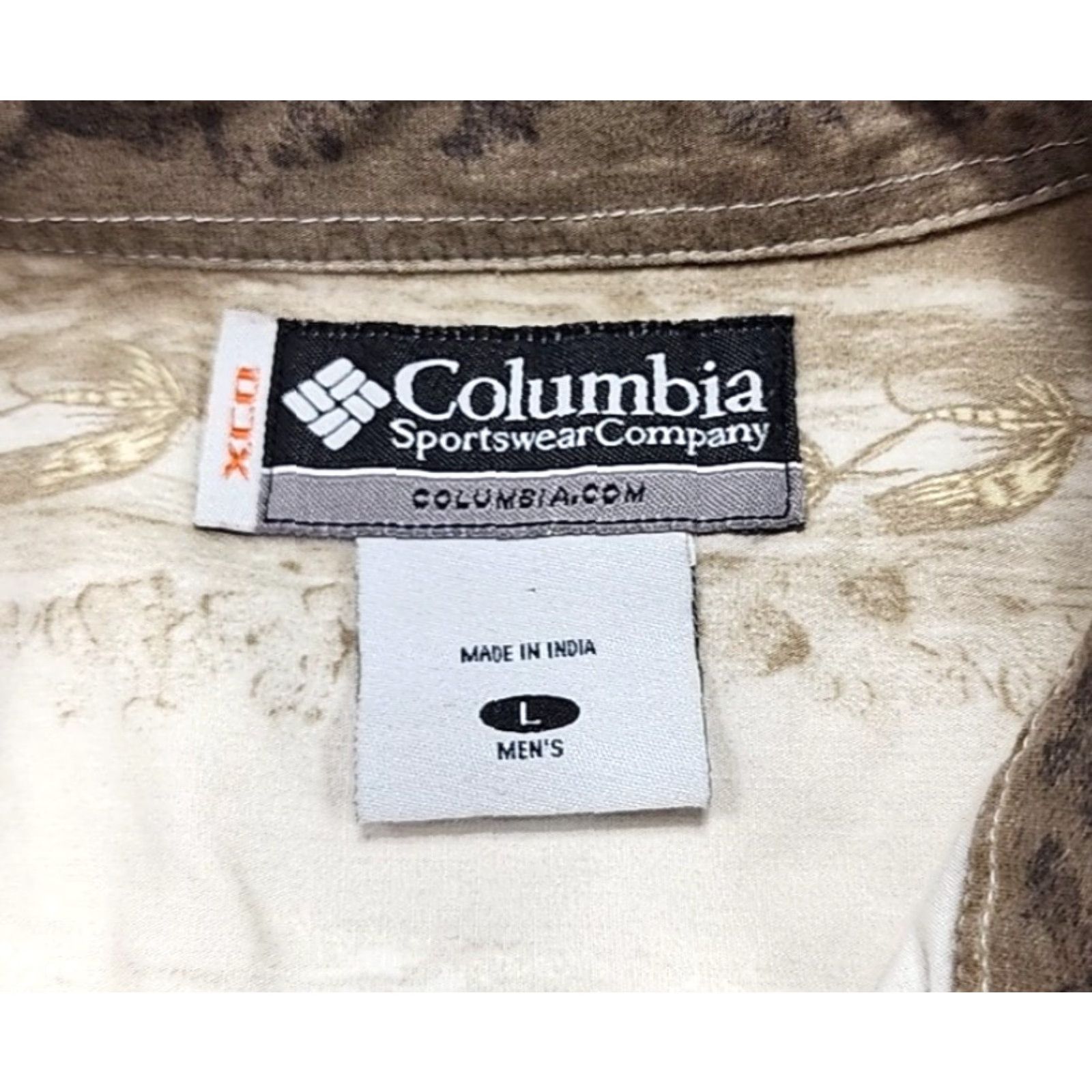 Vintage Columbia XCO Hawaiian Shirt Mens L Button-Up Beach Palm Tree Floral Print Size US L / EU 52-54 / 3 - 6 Thumbnail