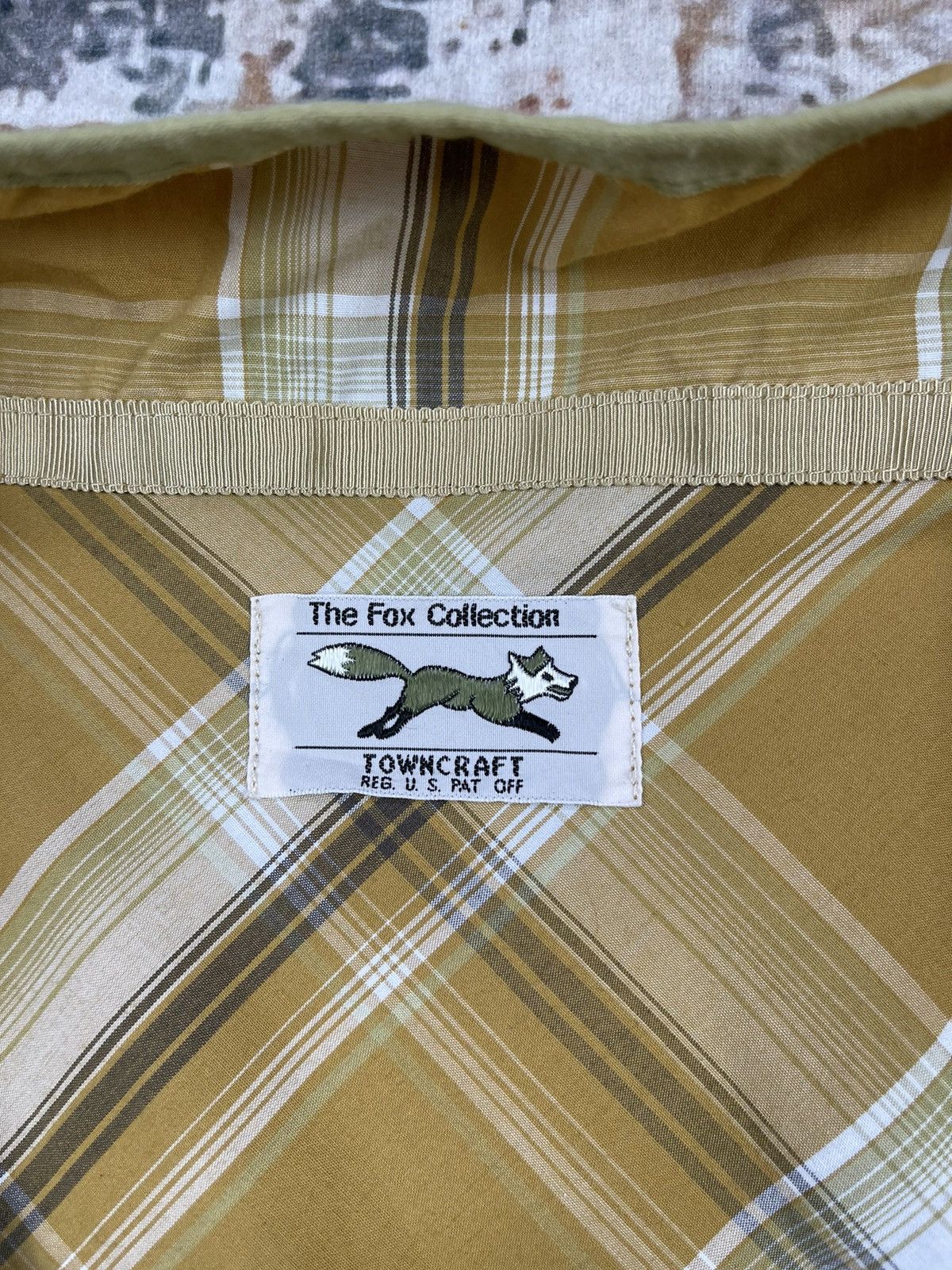 Towncraft Town Craft Snap Button Yellow Lemon Check Pullover Shirt Size US L / EU 52-54 / 3 - 14 Thumbnail