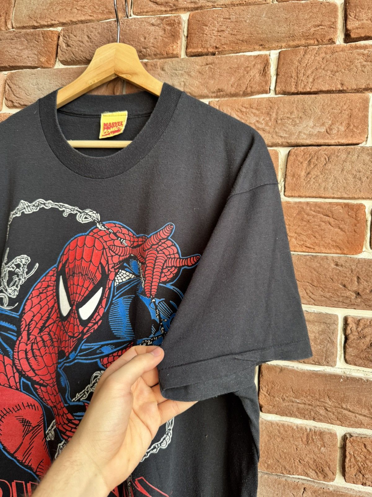 Marvel Comics 1994 90s Vintage Spiderman Marvel Comics Very Rare T Shirt Size US XL / EU 56 / 4 - 5 Thumbnail