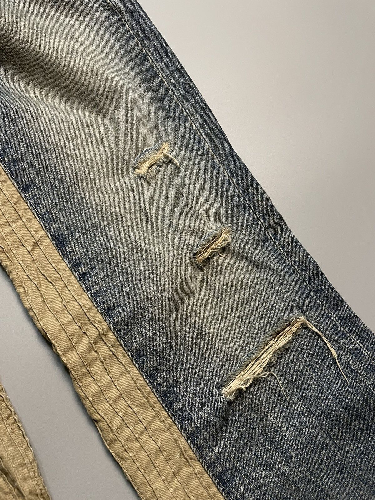Japanese Brand Prigs Hybrid Panelled Denim Size US 32 / EU 48 - 10 Thumbnail