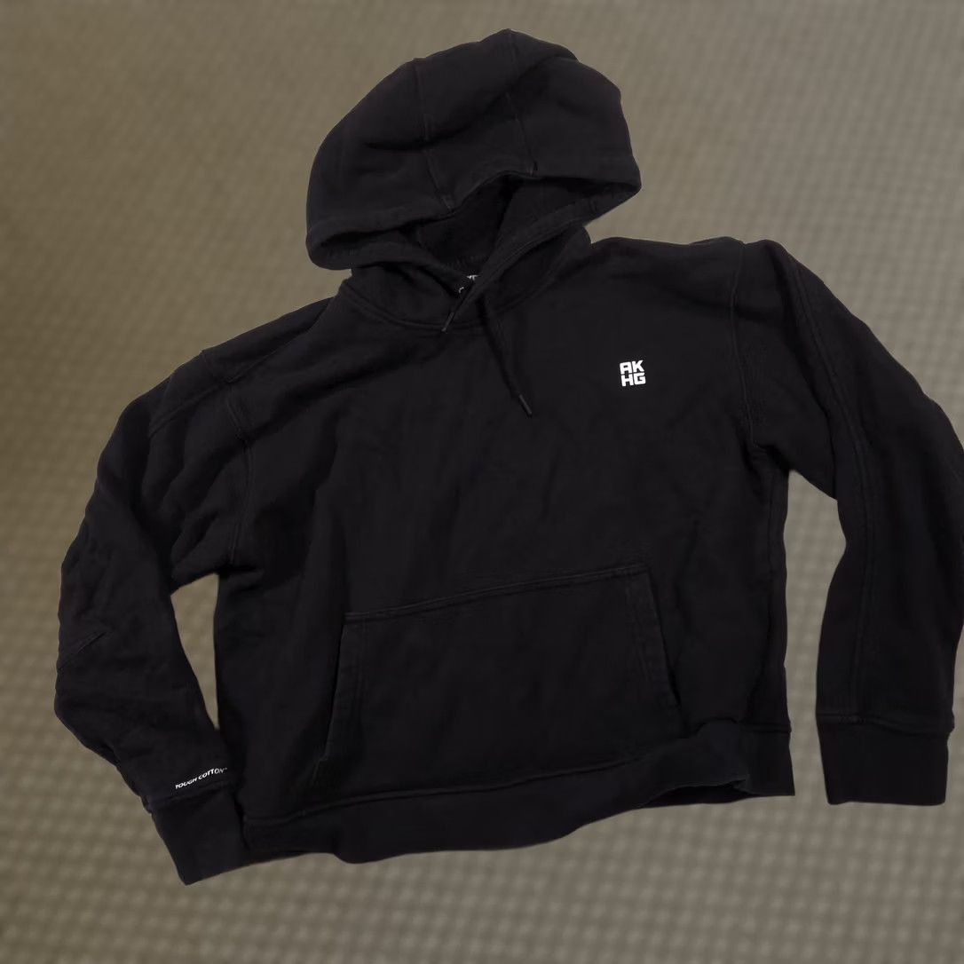 Logo 7 VINTAGE Alaskan Hardgear Hoodie Womens XL Black Pullover Tough Cotton AKHG Logo Fleece Size XL / US 12-14 / IT 48-50 - 1 Thumbnail