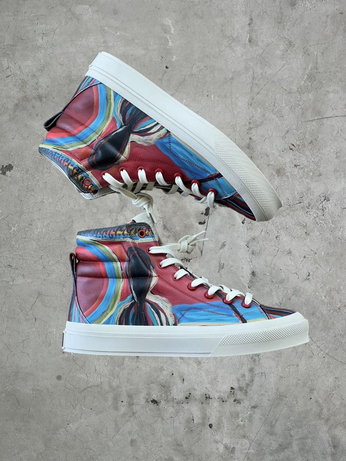 Givenchy Givenchy City High Leather Sneakers Size US 10 / EU 43 - 6 Thumbnail