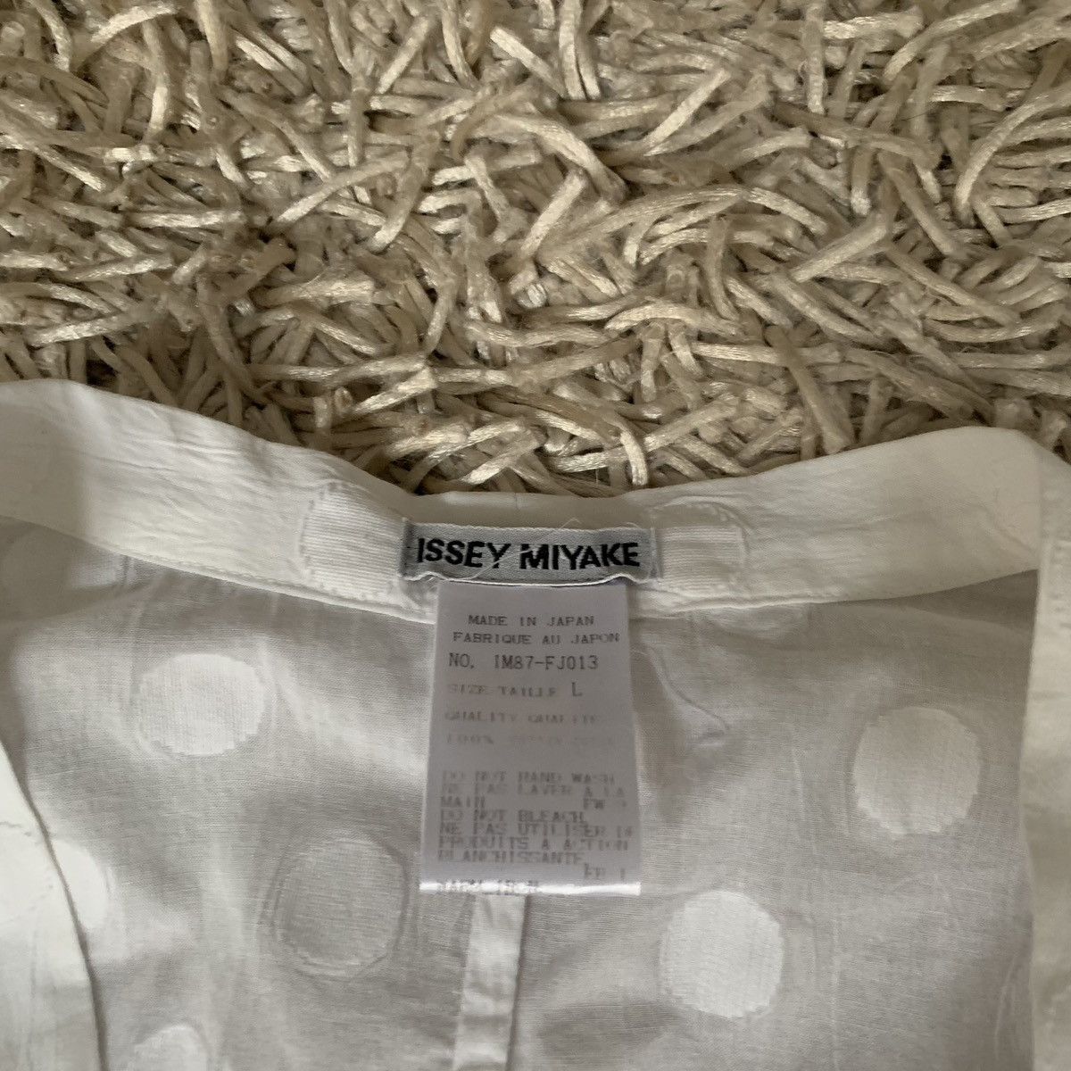 Issey Miyake Issey Miyake SS08 Polka Dot Shirt Size US L / EU 52-54 / 3 - 3 Thumbnail
