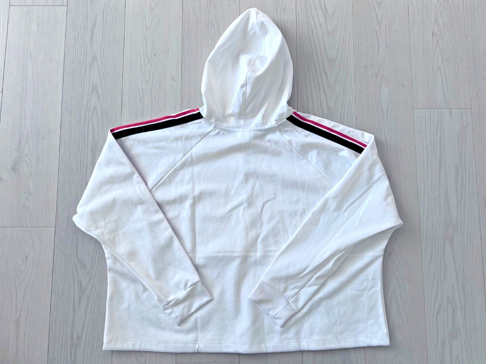 Reebok Reebok FJ2761 WOR Quarter Zip Hoodie White ( 3X ) Size 4XL / US 24-26 - 5 Thumbnail
