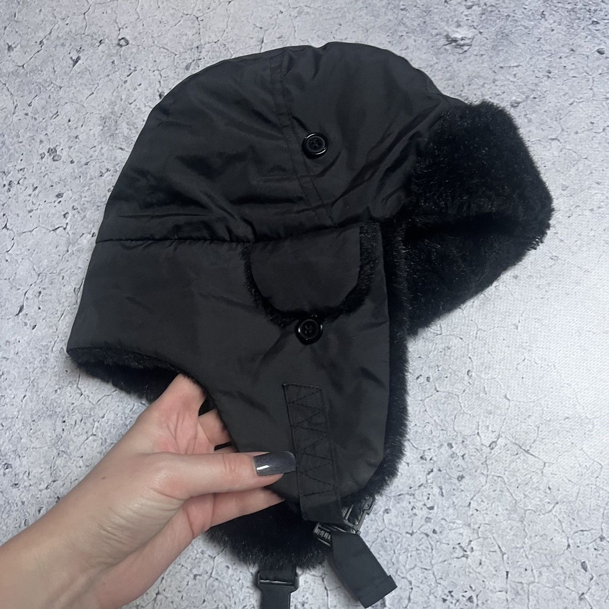 If Six Was Nine × Japanese Brand Vintage Streetwear Unisex Faux Fur Leather Fashion Ushanka Size ONE SIZE - 4 Thumbnail
