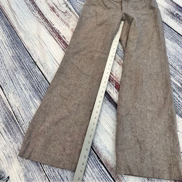 Banana Republic Vintage 2004 Y2K Banana Republic 100% Wool Wide Leg Pants Size 28" / US 6 / IT 42 - 9 Thumbnail