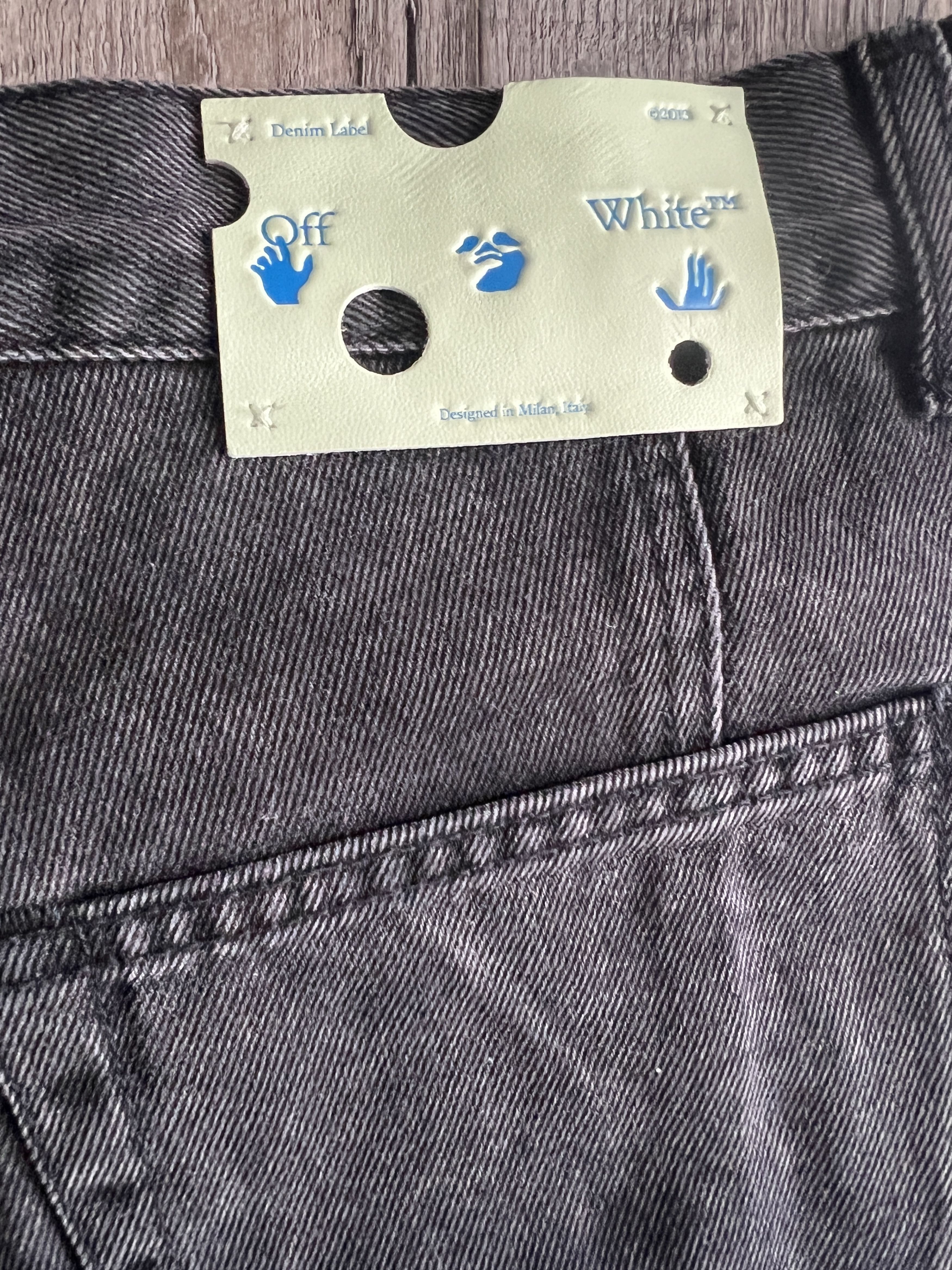 Off-White Off White Logo Print Slim Fit Jeans Size US 34 / EU 50 - 8 Thumbnail