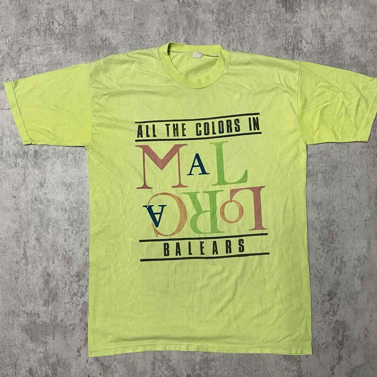Other 80s Malibu Balears yellow t-shirt Size US XL / EU 56 / 4 - 1 Thumbnail