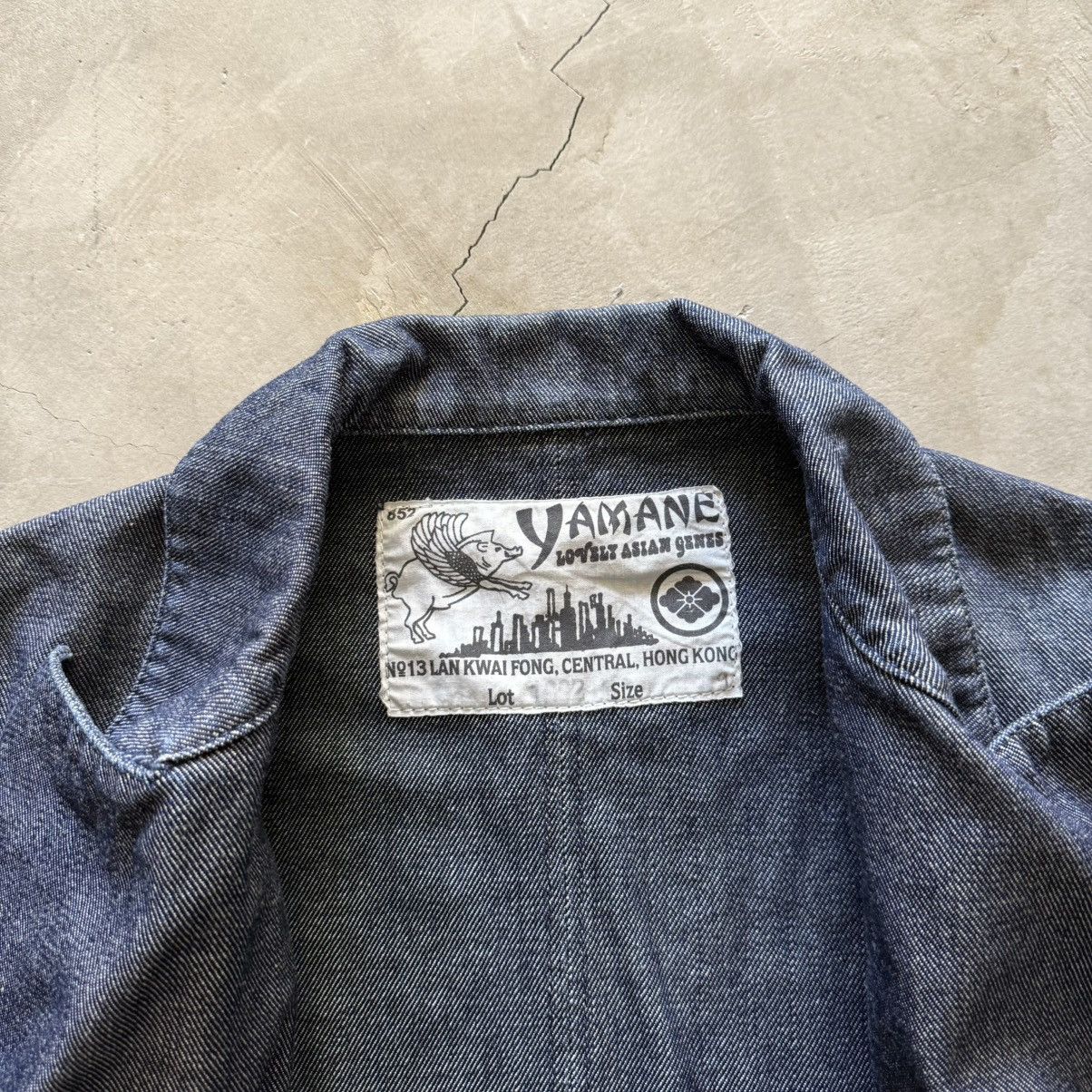 Evisu Evisu Yamane Japan Raw Denim Selvedge Chore Jacket Size US L / EU 52-54 / 3 - 5 Thumbnail