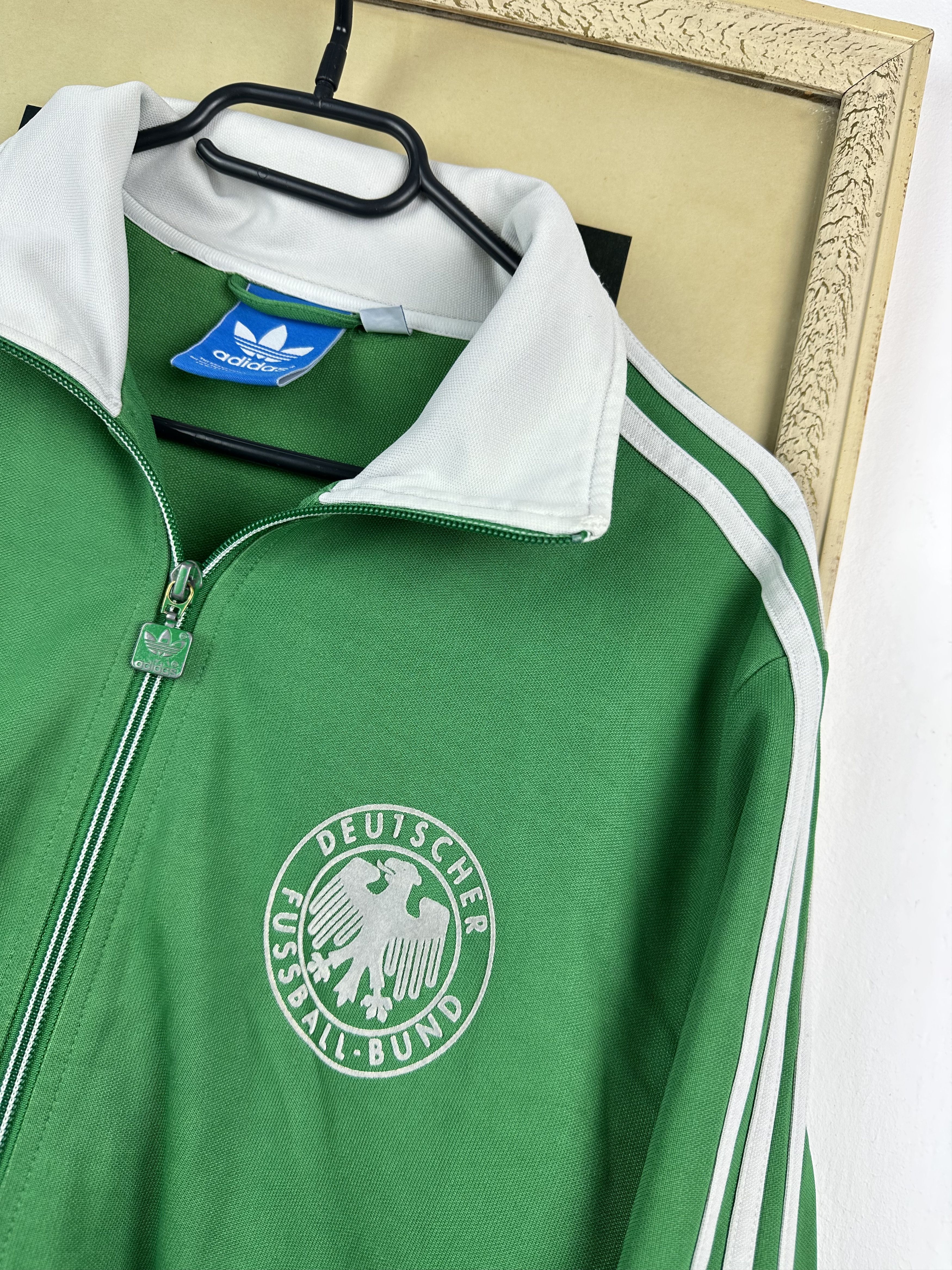 Adidas Adidas Germany Football Jacket Track Top Retro Rare Soccer Size US L / EU 52-54 / 3 - 3 Thumbnail
