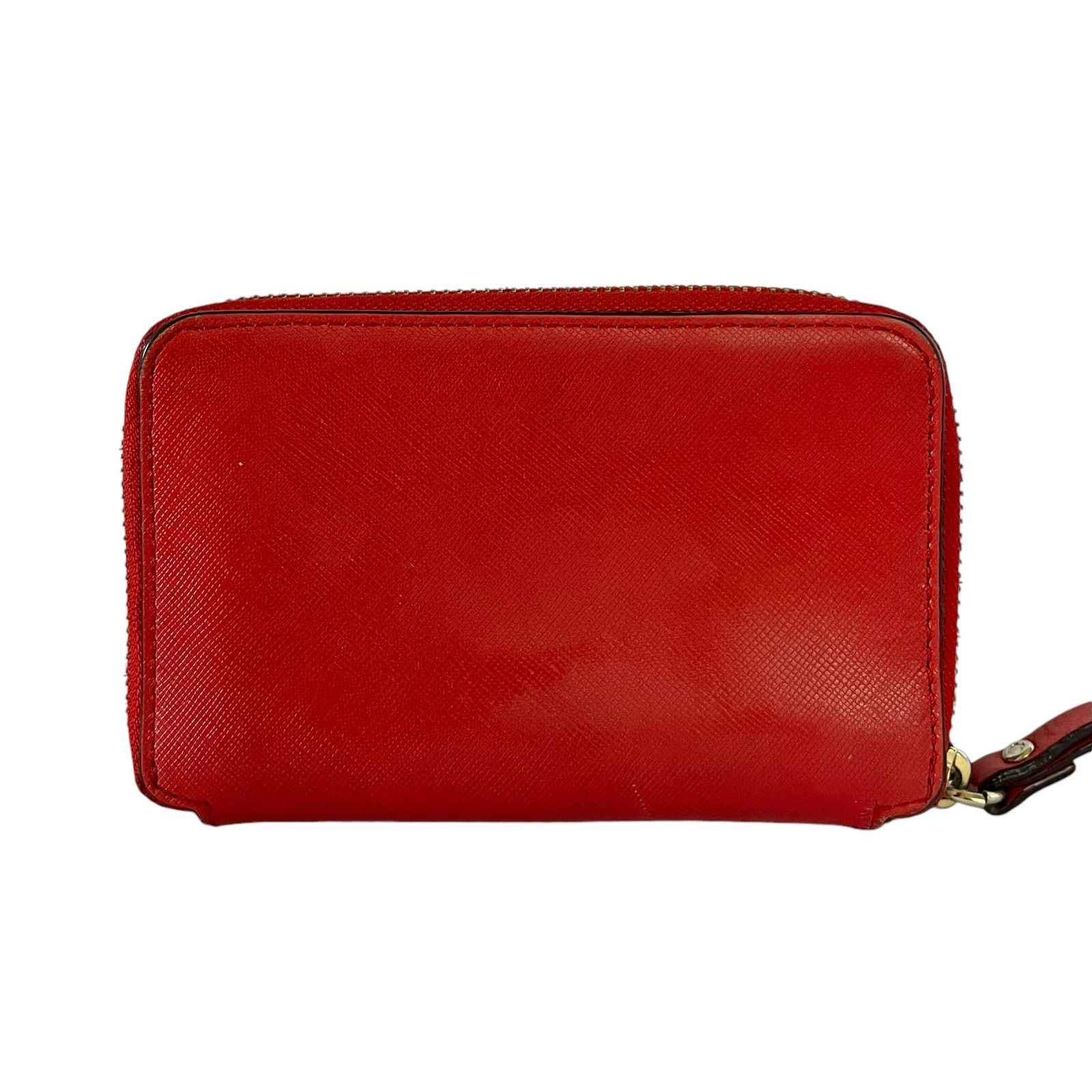 Kate Spade Kate Spade Red Saffiano Leather Zip-Around Wristlet Wallet Size ONE SIZE - 2 Thumbnail