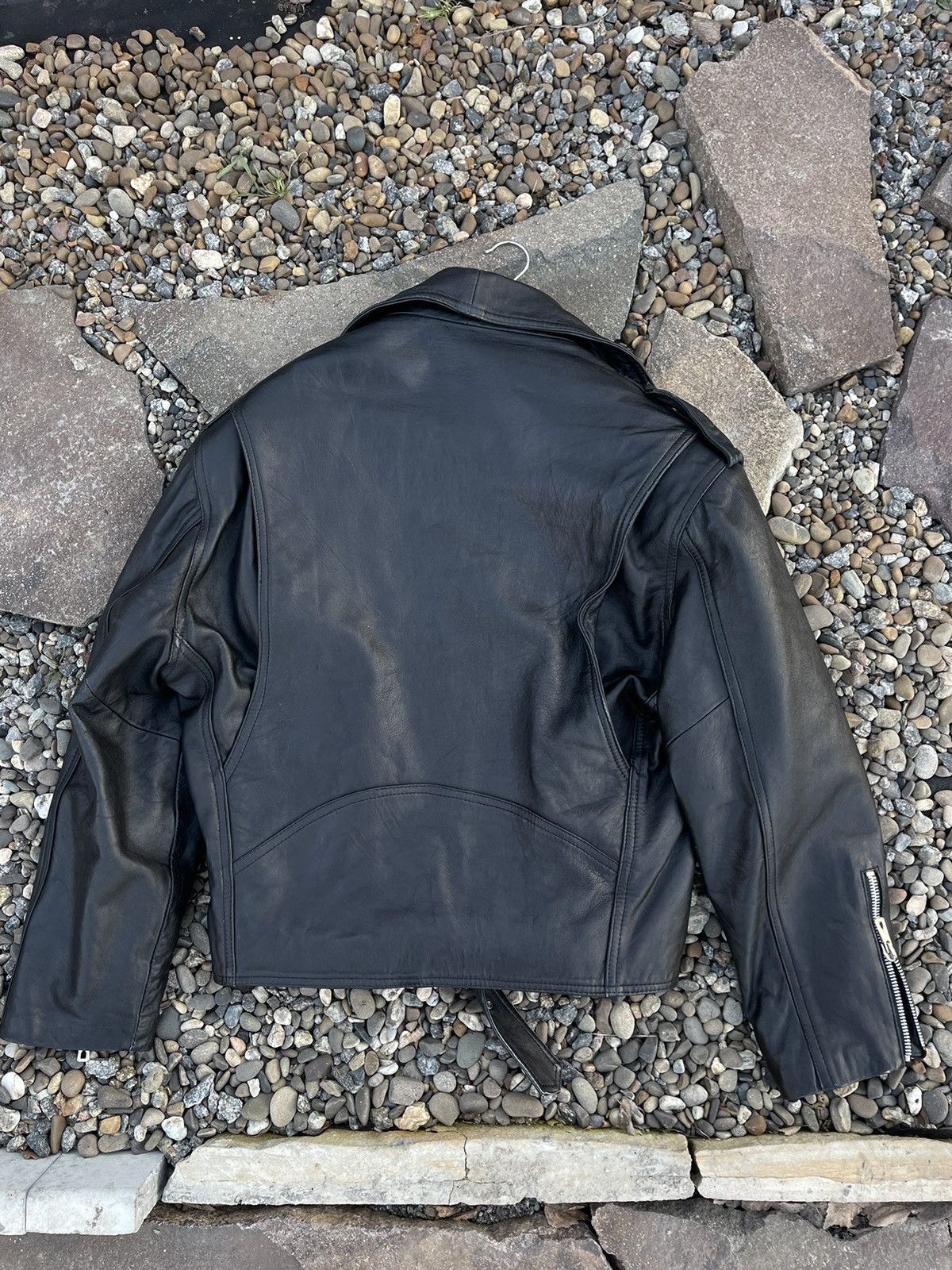 Designer Perfecto black leather jacket Size US L / EU 52-54 / 3 - 6 Thumbnail