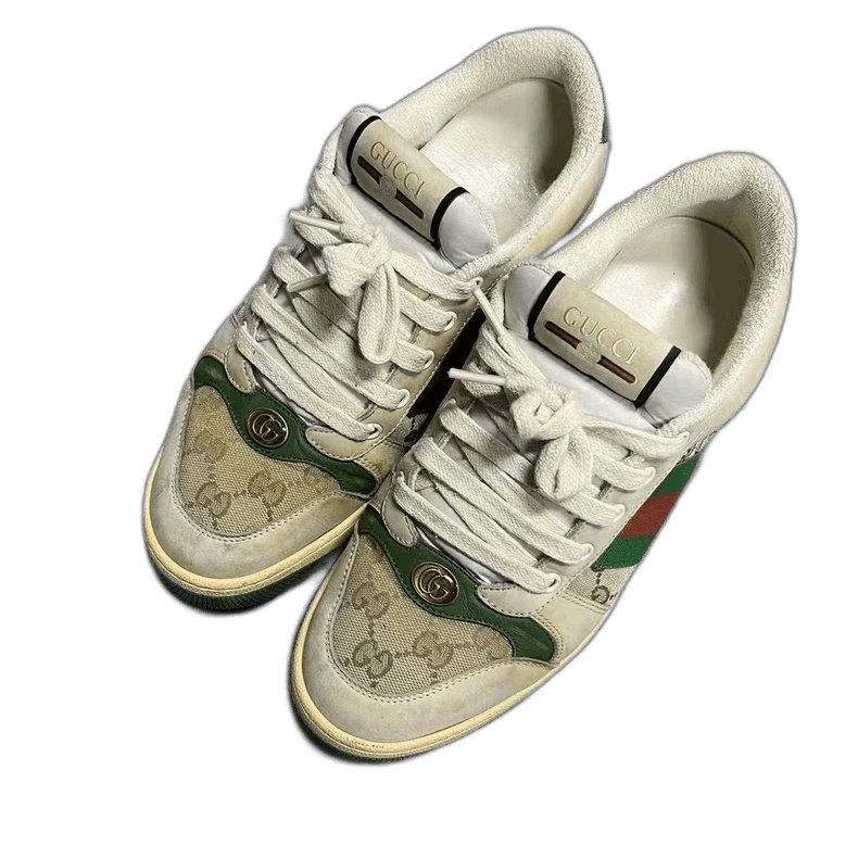 Gucci Gucci Green Low-Top Fashion Sneakers Size 7 Size US 7 / EU 40 - 1 Thumbnail