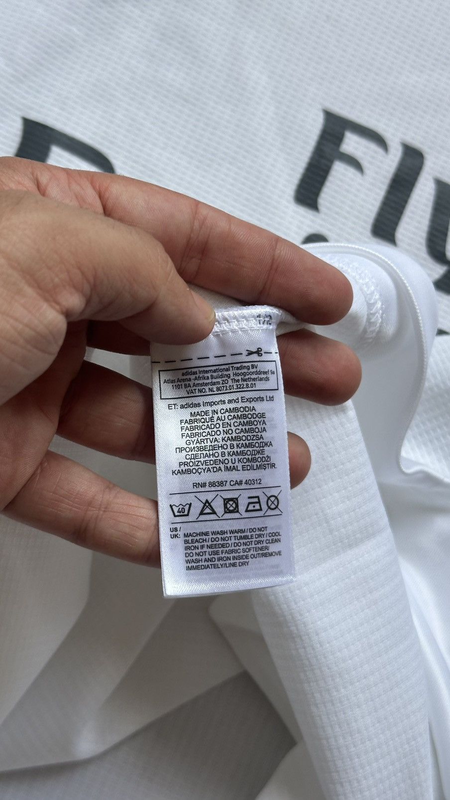 Adidas 2015/16 Adidas Real Madrid Home Soccer Jersey Size US L / EU 52-54 / 3 - 10 Thumbnail