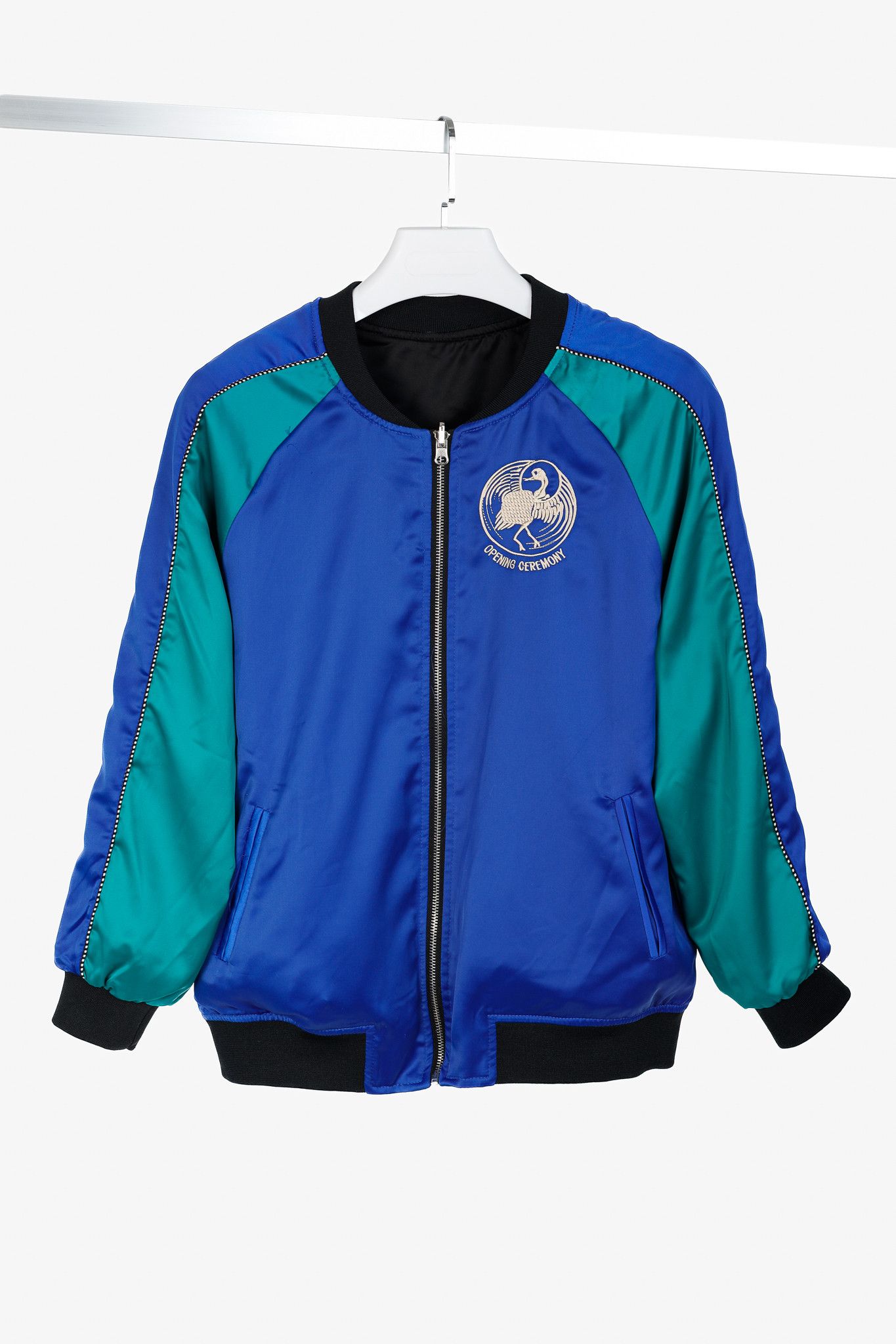 Opening Ceremony Opening Ceremony Reversible Embroidered Bomber Jacket Size L / US 10 / IT 46 - 1 Thumbnail