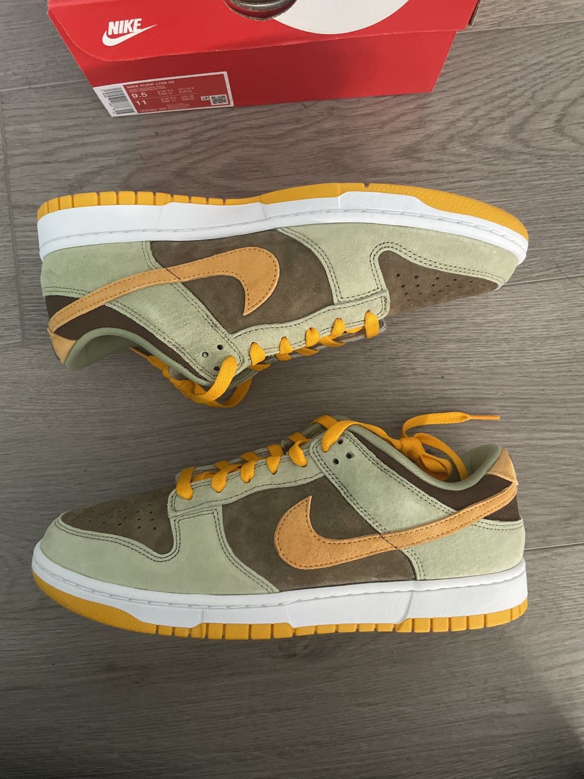 Nike Nike dunk low Disty Olive Size US 9.5 / EU 42-43 - 3 Thumbnail