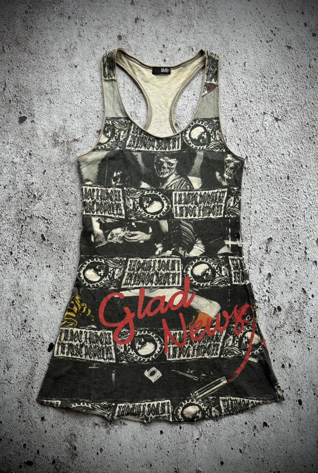 Hysteric Glamour Y2k Cornflake Ifsixwasnine Punk Style Tank Tops