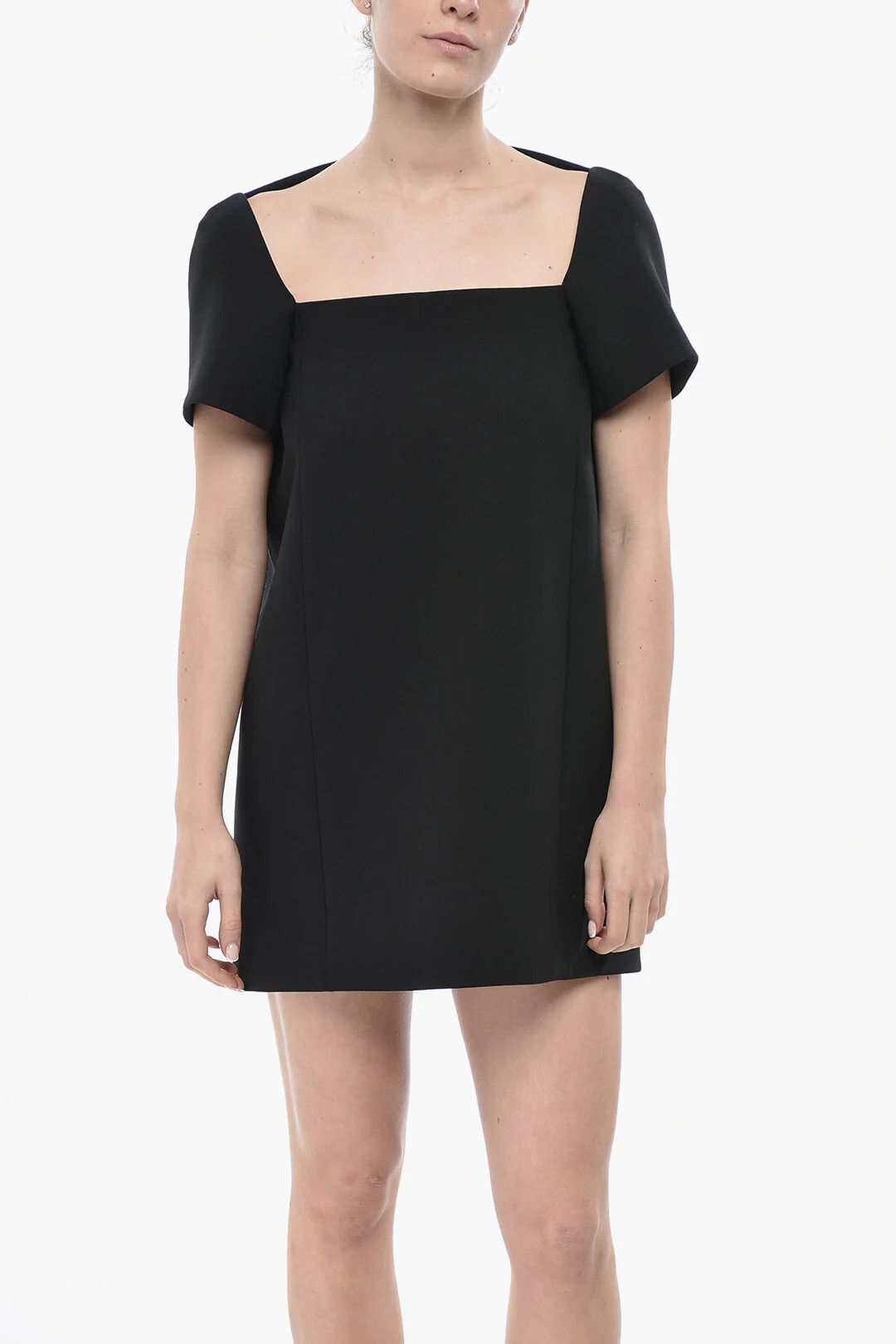 KHAITE og1mm0426 Mini Dress in Black Size S / US 4 / IT 40 - 4 Thumbnail