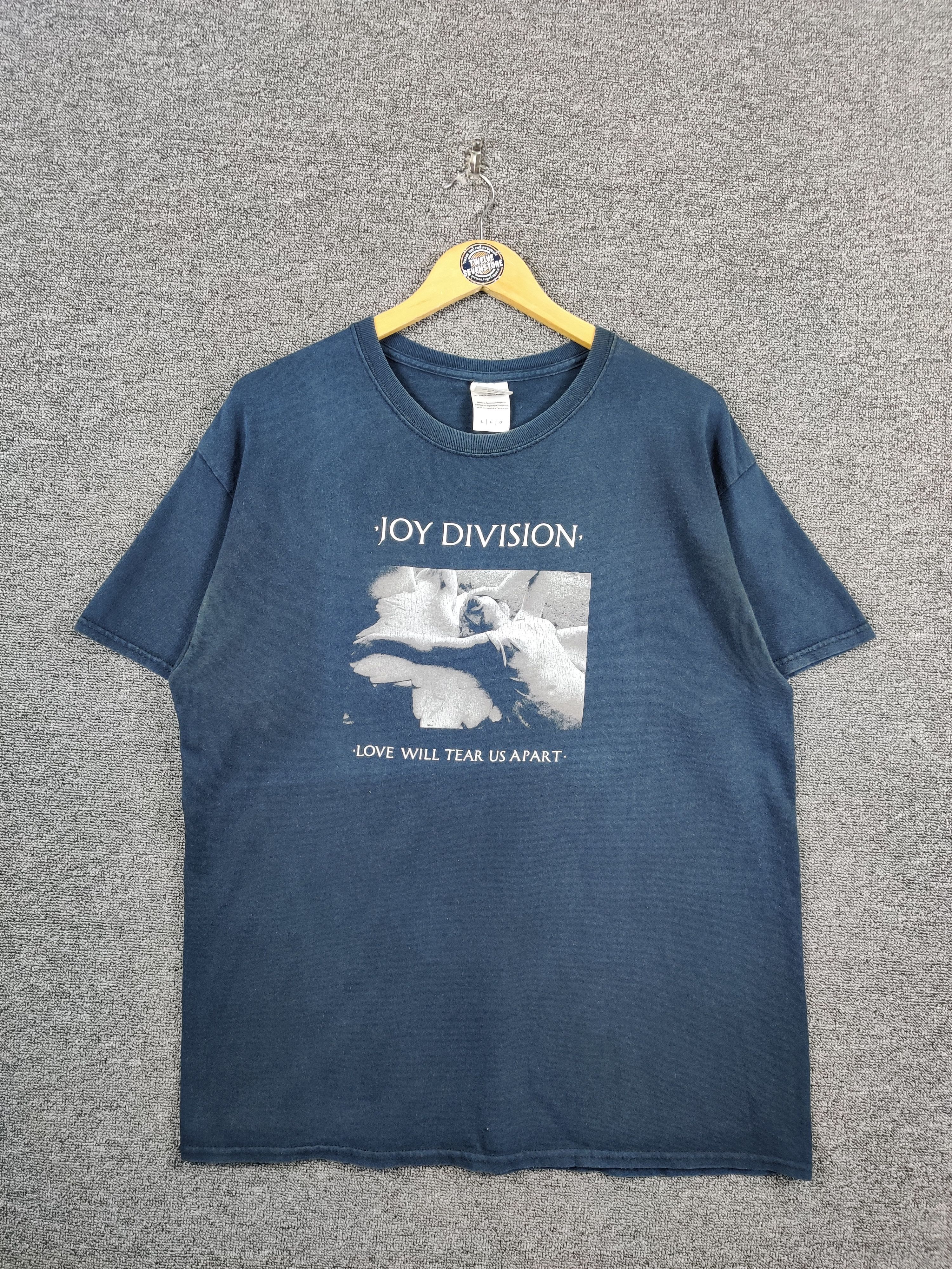 Official Joy Division "Tear Us Apart" Version 1 T-Shirt - Men's/Unisex, 100% Cotton, Multiple Sizes
