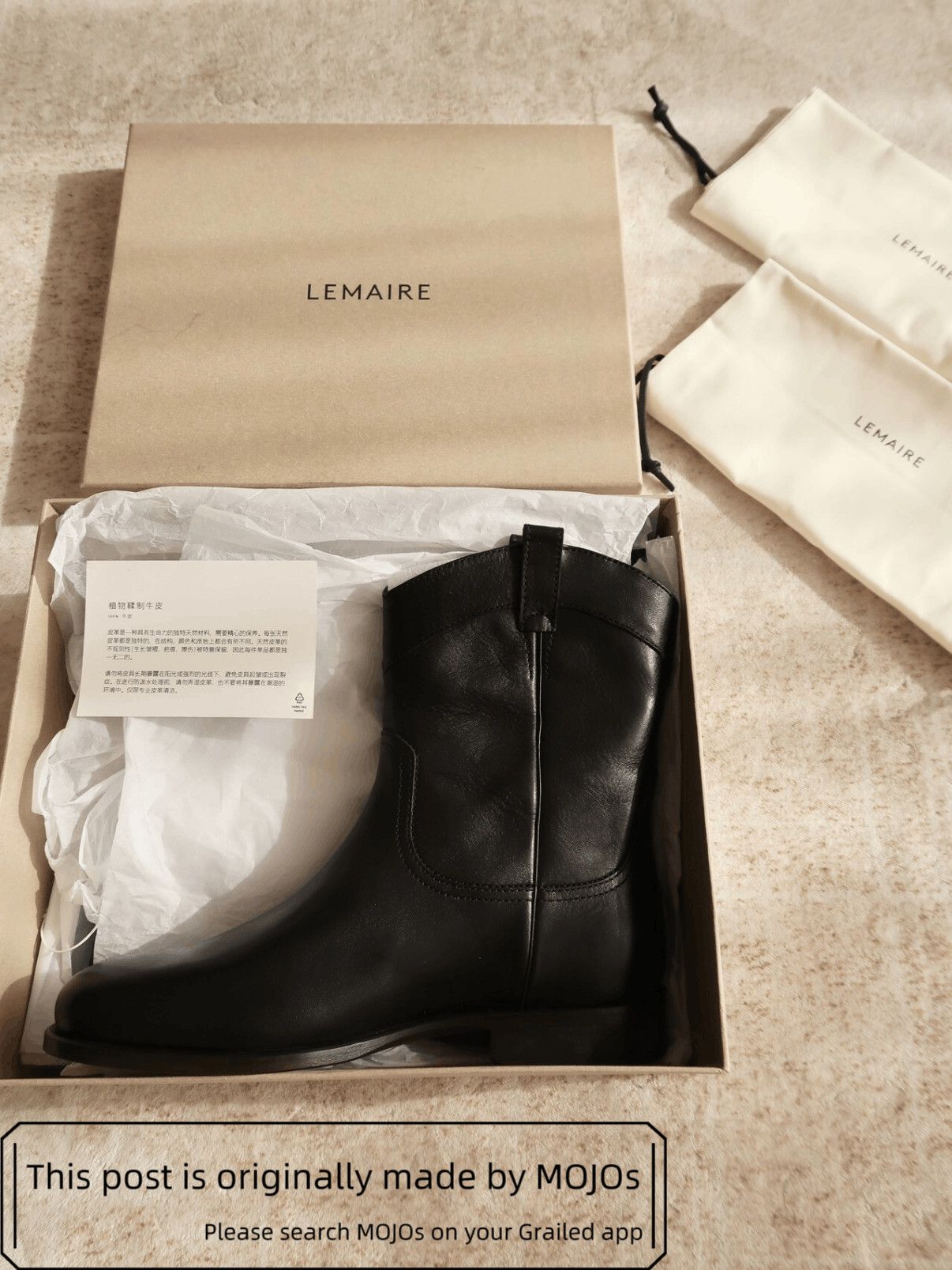 Lemaire Sz 42 Lemaire New Western Boots mojos15591211 Size US 9 / EU 42 - 2 Thumbnail