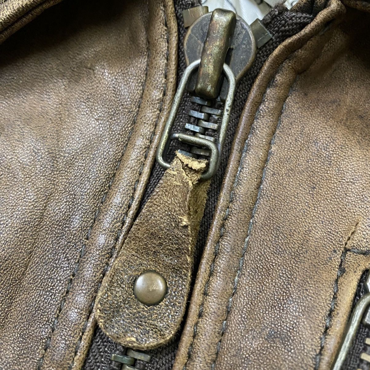 Japanese Brand Vintage A2 ROBO leather jacket Size US M / EU 48-50 / 2 - 12 Thumbnail