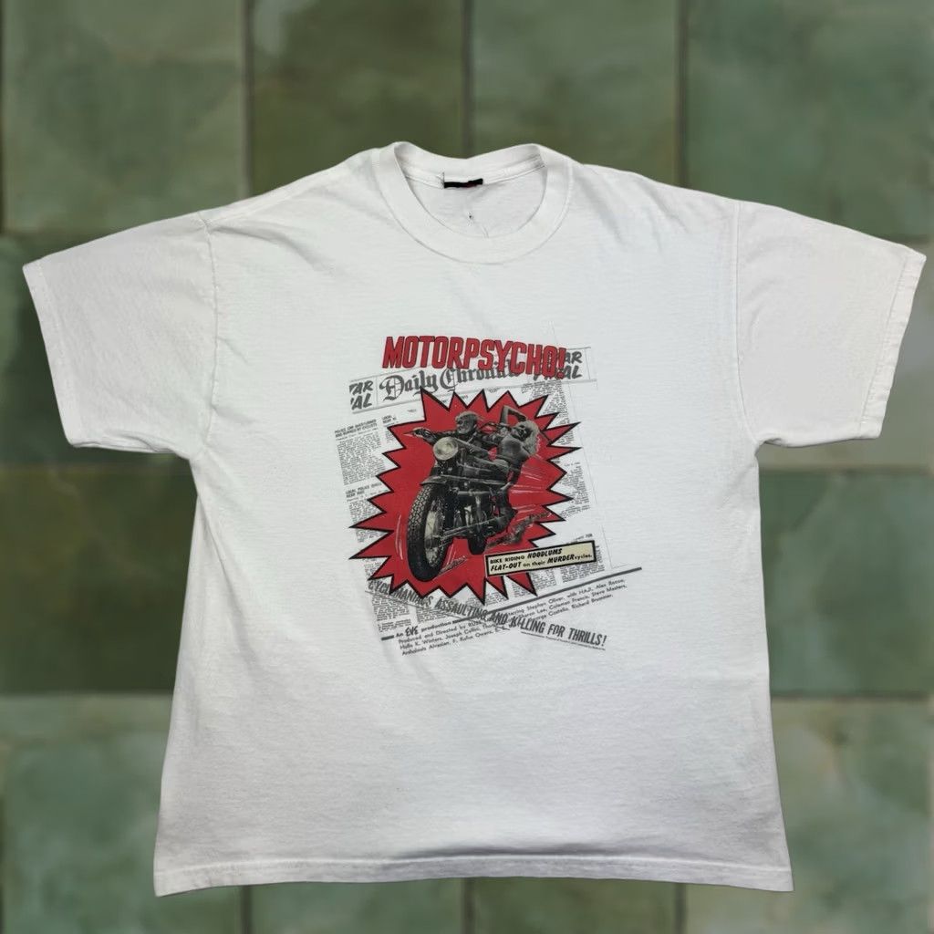 Vintage VINTAGE Y2K Motorpsycho Movie Promo T Shirt Adult Medium Thriller Mens Size US M / EU 48-50 / 2 - 1 Thumbnail