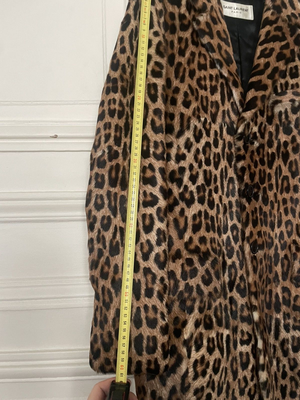 Saint Laurent Paris × Yves Saint Laurent Fur coat leopard print Saint Laurent Size S / US 4 / IT 40 - 11 Thumbnail