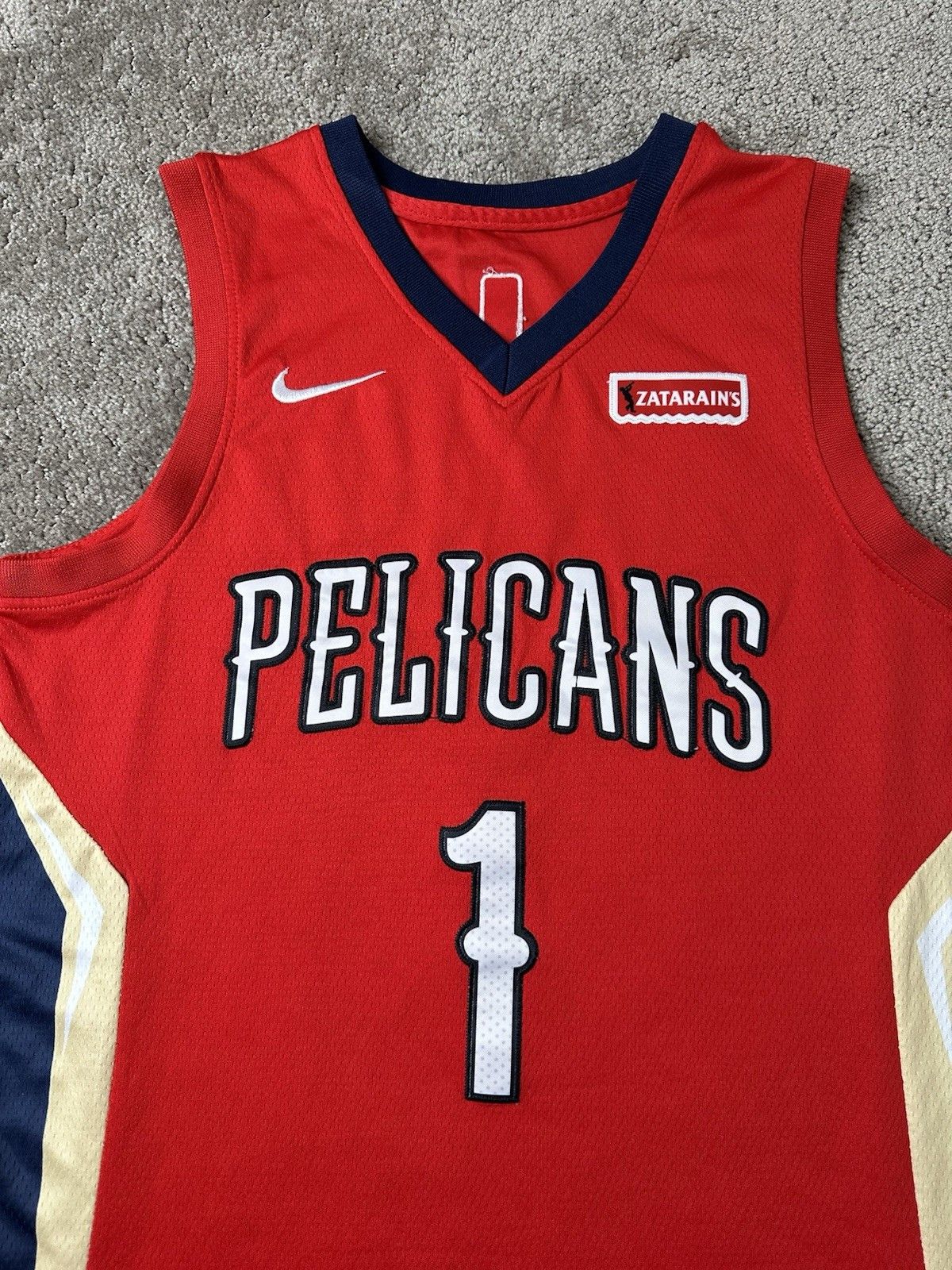NBA Mens Jersey NBA #1 Williamson New Orleans Pelicans, Sz 48 L Size US L / EU 52-54 / 3 - 4 Thumbnail