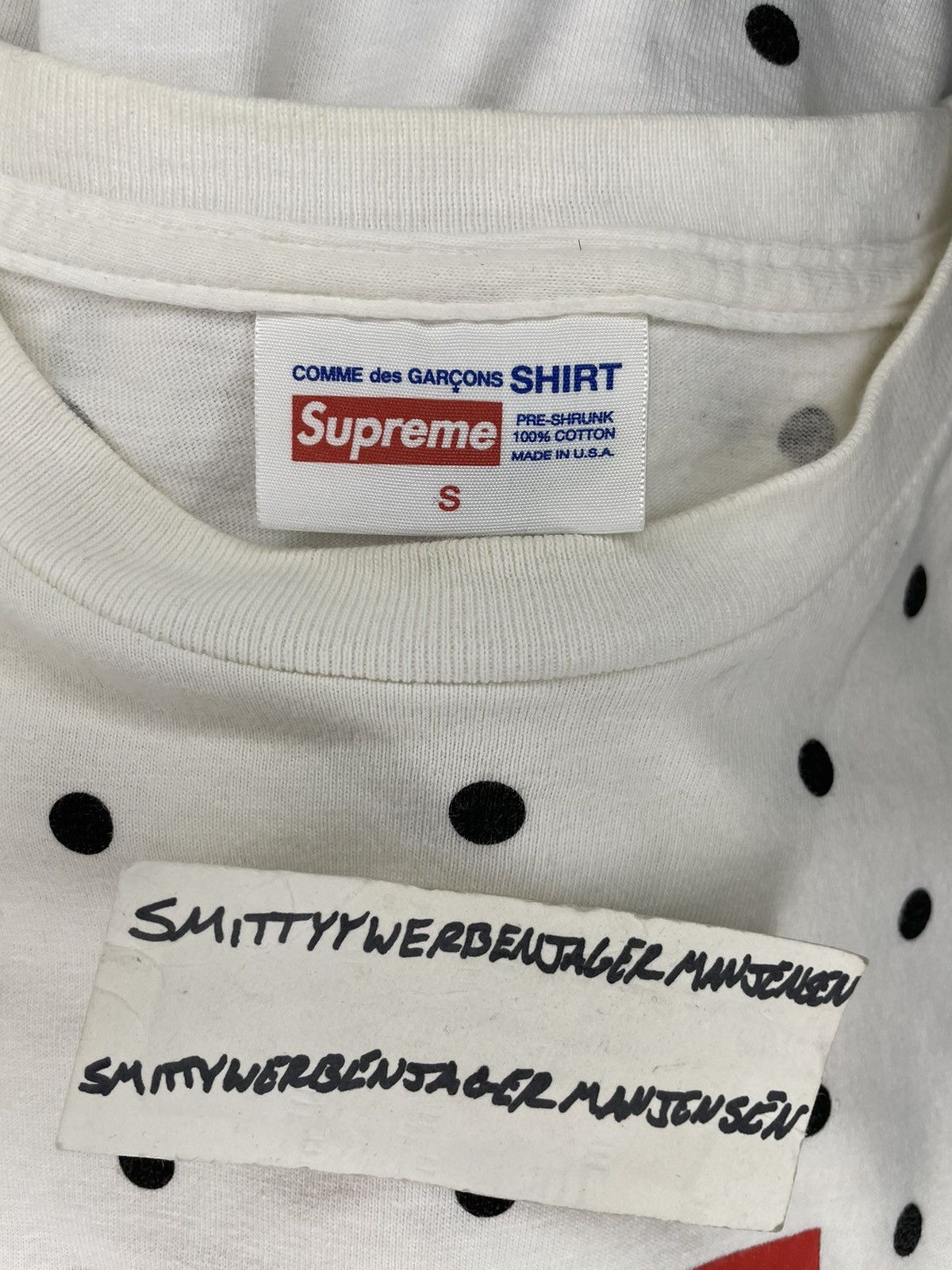 Comme des Garcons Supreme x Comme Des Garçon Polka Dot Box Logo Size US S / EU 44-46 / 1 - 8 Thumbnail